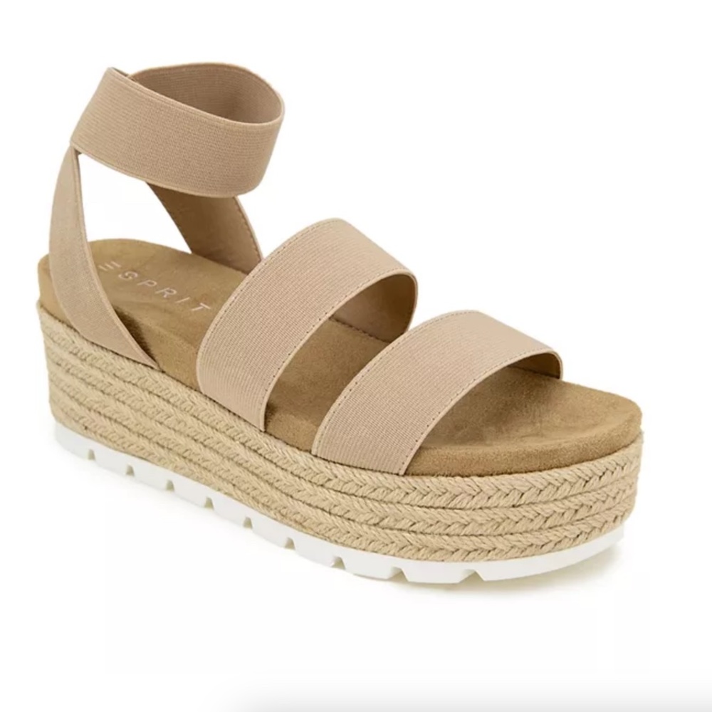 Esprit Espadrille Platform Sandals / Size 6.5